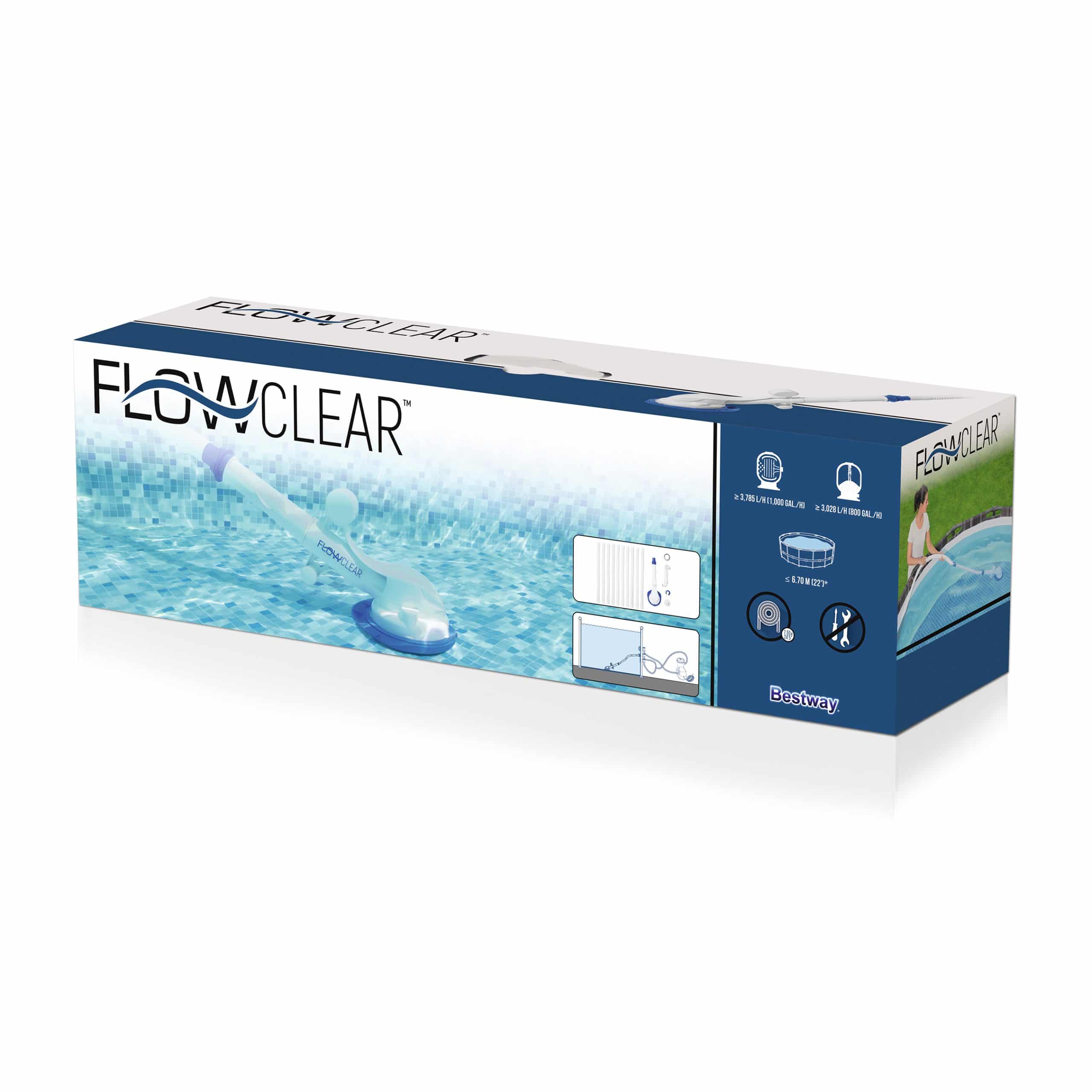 Flowclearogtrade; AquaSweeper Bassengstøvsuger